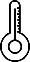 Thermometer Line Icon vector