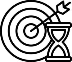 In Time Line Icon vector