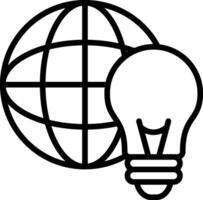 Knowledge Line Icon vector