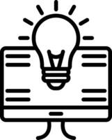 Idea Line Icon vector