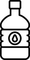Mineral Water Line Icon vector