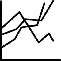 Plot Line Icon vector