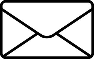 Mail Line Icon vector