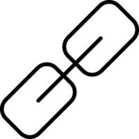 Hyperlink Line Icon vector