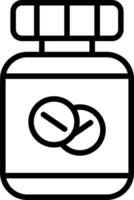 Medicine Line Icon vector