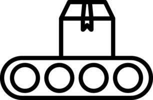 Delivery Line Icon vector