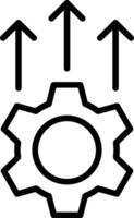 Development Line Icon vector