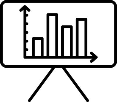 Column Chart Icon vector