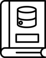 Server Line Icon vector