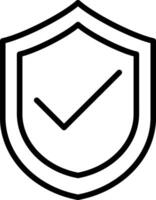 Safe Line Icon vector