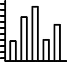 Statistics Line Icon vector