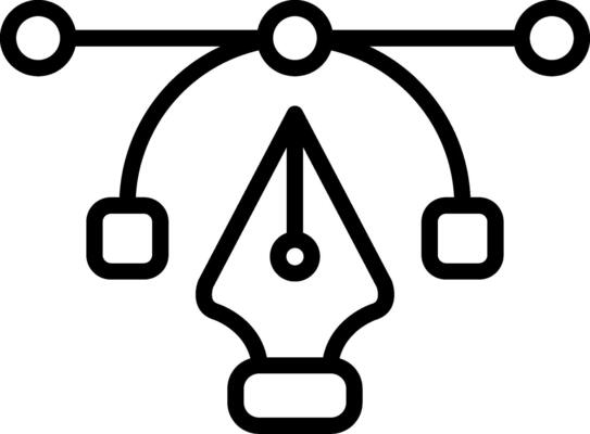 Pen Tool Line Icon