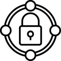 Connection Line Icon vector