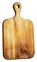 Handle cutting board on plain background, cut out - stock . png