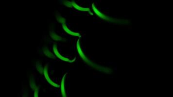 A green light is shining on a black background Endless Green Glow Mesmerizing Infinite Loop Animation video