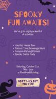 Halloween Event Invitation template