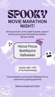 Halloween Event Invitation template