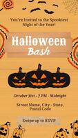 Halloween Event Invitation template