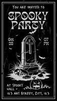 Halloween Invitation for Instagram Story template