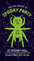 Halloween Invitation for Instagram Story Template