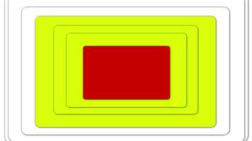 A square with a red square in the middle video