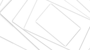 White abstract background with diagonal lines video