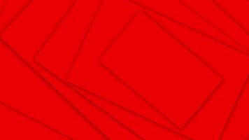 A red background with a geometric pattern video