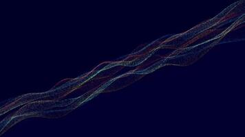 Abstract lines and lines on a dark background video