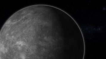 A large, dark object in space video