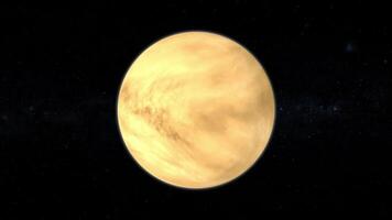An artist's rendering of a planet in space video