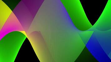 A colorful abstract background with waves video