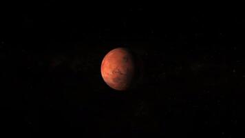 Mars ist gesehen im diese Bild von das Mars Rover video