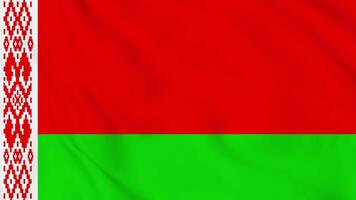 The flag of belarus is shown in this image video