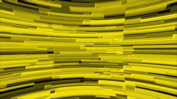 A yellow and black abstract background with a lot of lines video