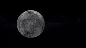 A large gray object in the dark sky video