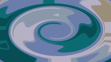Looped abstract green liquid background with wavy spiral pattern. soft liquid motion. video