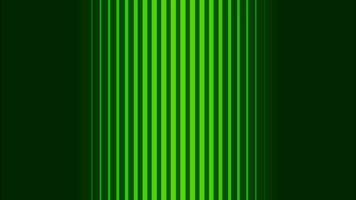 Animation loop technology green light vertical stripes lines wave animation. video