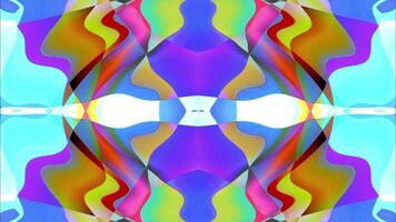 Colorful liquid wave flowing background. looping smooth color animation. video