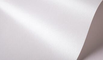Pink and white paper texture with curved design Elegant sheet with glossy fold, rich structure, and photo