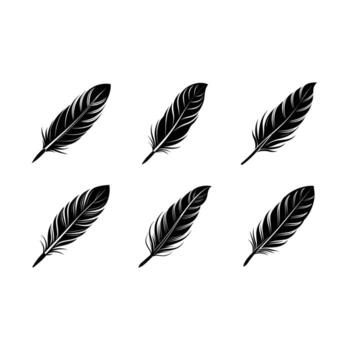 pluma y línea Arte diseño creado utilizando para moderno huellas dactilares. vector