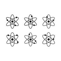 Atom and line art design, perfect for scientific and abstract projects vector