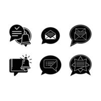 Stunning and line art designs for innovative messaging vector