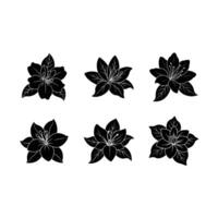 Azalea flower design with and line art, perfect for digital use. vector