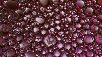 Abstract Colorful and Shiny Oil Bubbles Circles Background video