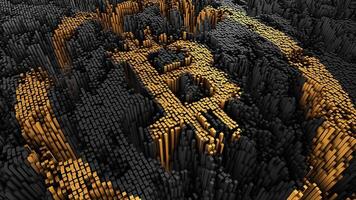 The abstract bitcoin of the many squares video