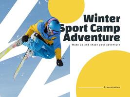 Winter Sport Camp Experience Presentation Template