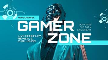 Cyber Tosca Game Streamers template