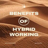 hybrid working benefits for work life balance template
