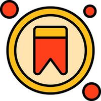 Bookmark Button Icon Design Symbol vector