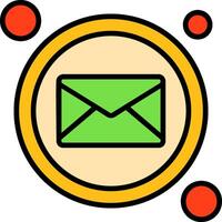 Mail Button Icon Design Symbol vector